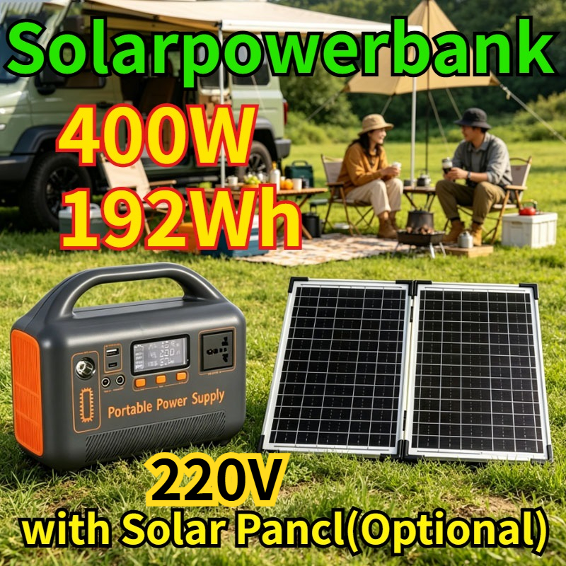 Outdoor Power Bank - New 400W Portable Power Station 220V