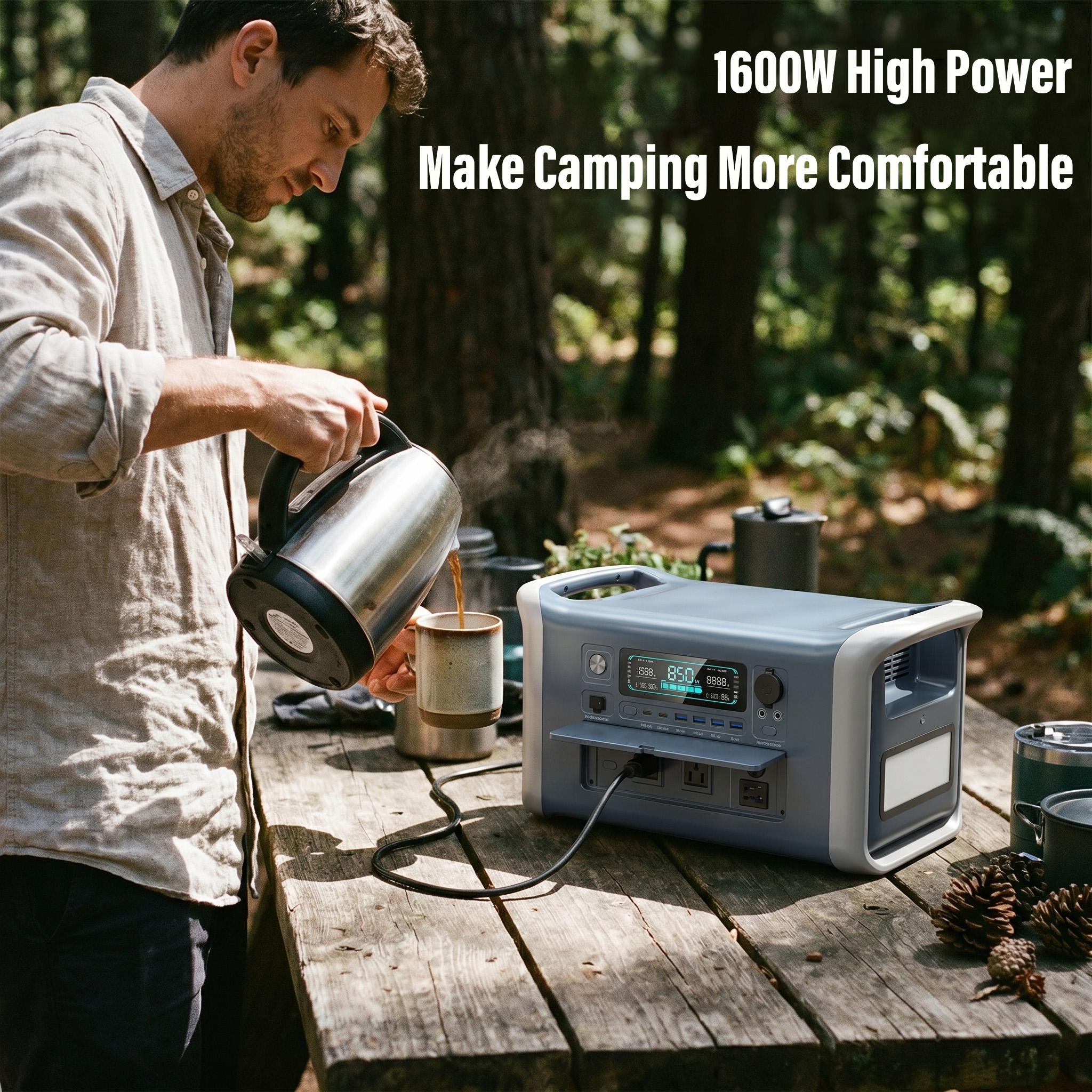 1024Wh Power Bank, LiFePO4 Sol – Ups Power Supply Outdoor recenzja i cena