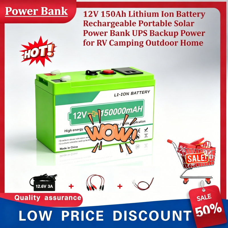 12V 150Ah Lithium Ion Battery  – Ups Power Supply Outdoor recenzja i cena