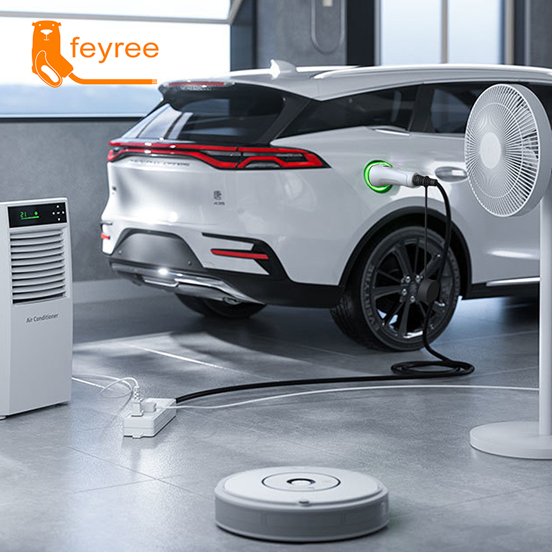 feyree V2L Cable Electric Car  – Outdoor Power Plug In recenzja i cena