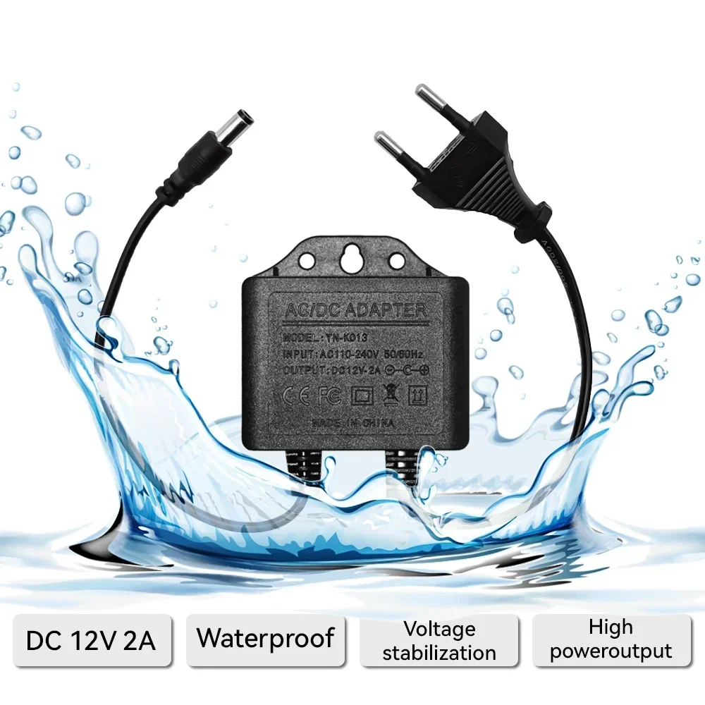 Power Adapter  DC12V 2A Waterp – Outdoor Power Plug In recenzja i cena