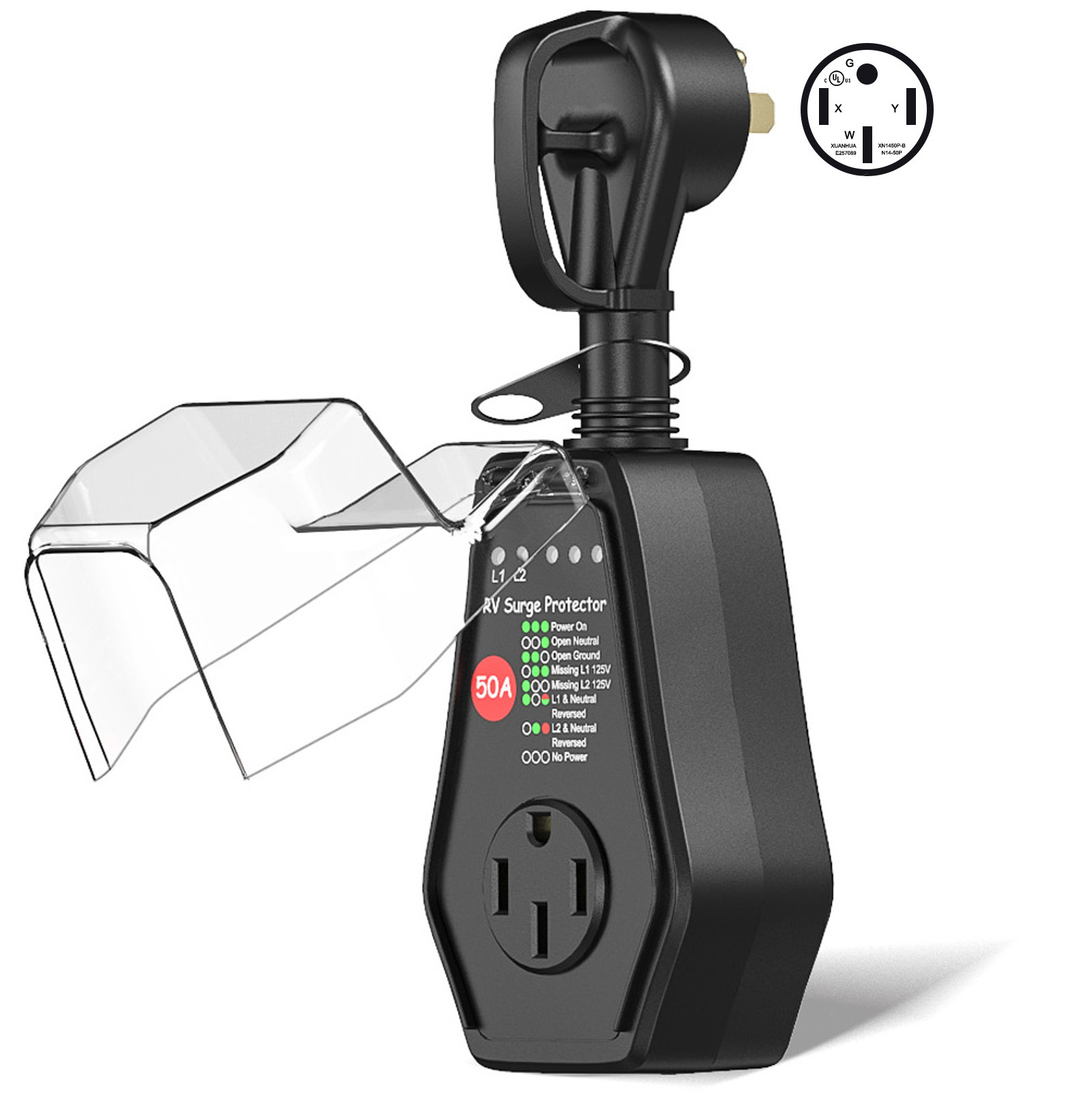 RV Surge Protector 50 Amp Powe – Outdoor Power Plug In recenzja i cena
