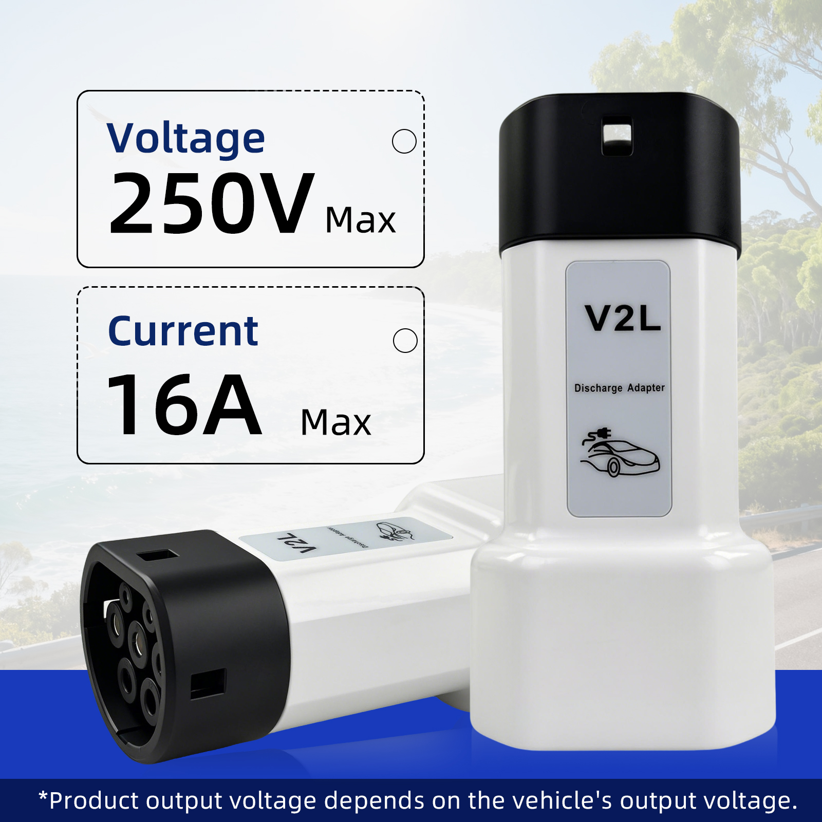 EVqiaoyi 16A Type2 V2L Dischar – Outdoor Power Plug In recenzja i cena