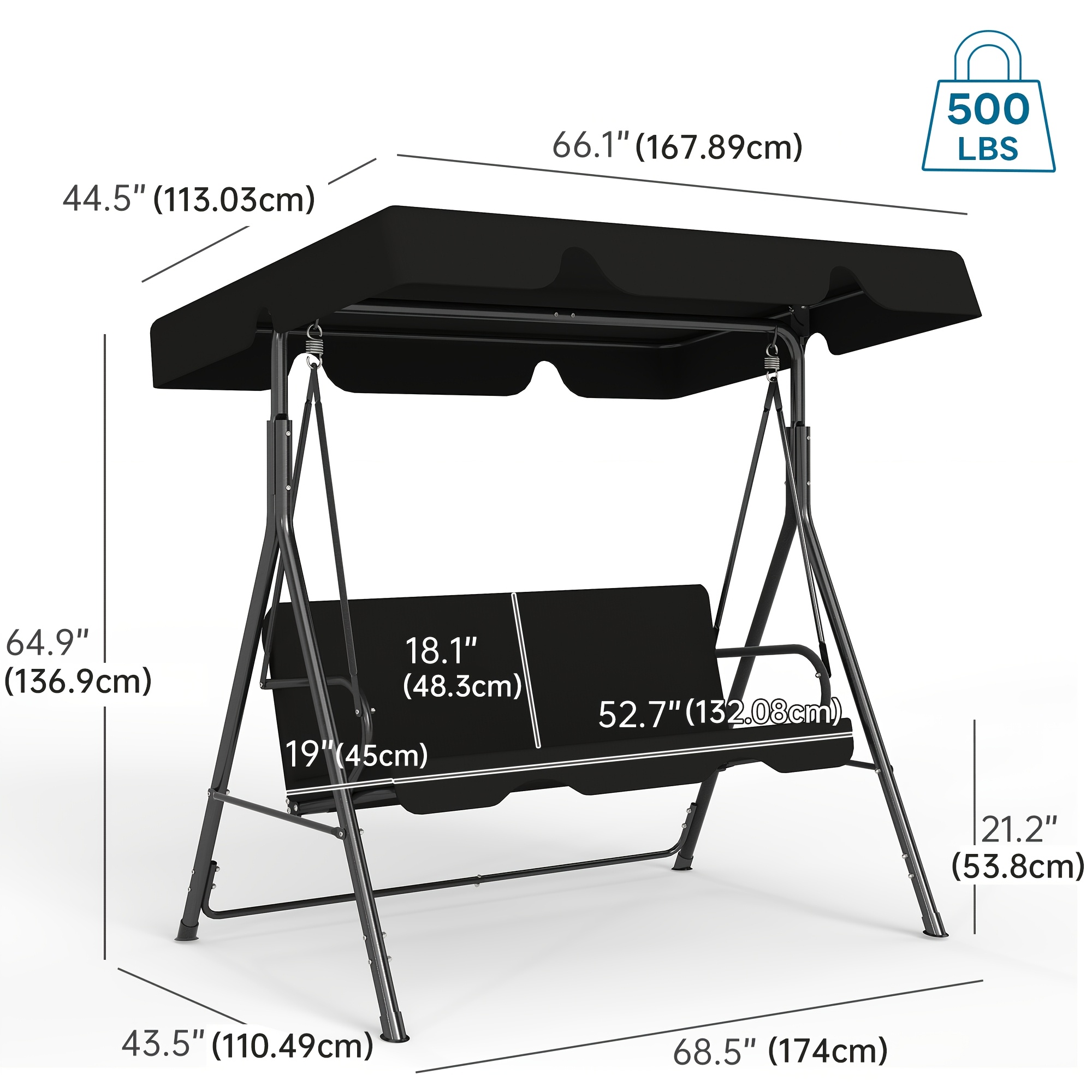 Outdoor Porch Swing Glider Wit – Outdoor Power Deals recenzja i cena