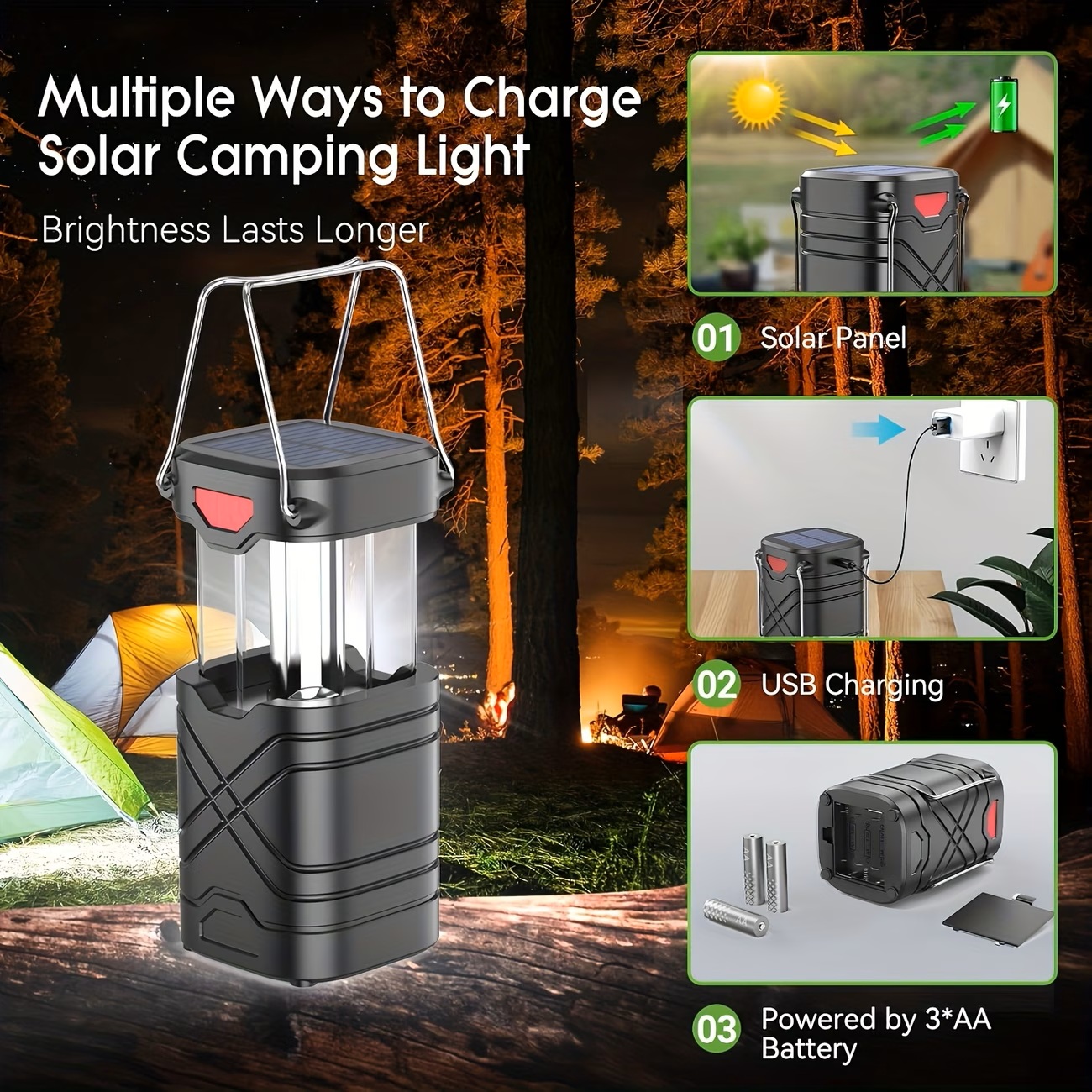 Solar Camping Lantern 2/4-Pack – Outdoor Power Pack recenzja i cena
