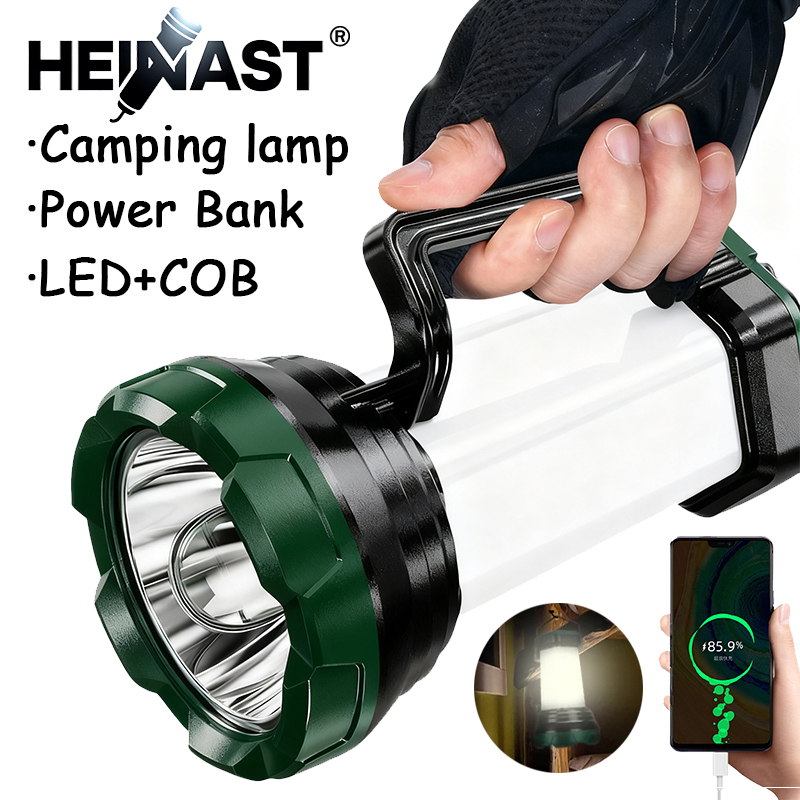 Portable Powerful LED Flashlig – Outdoor Power Bank recenzja i cena