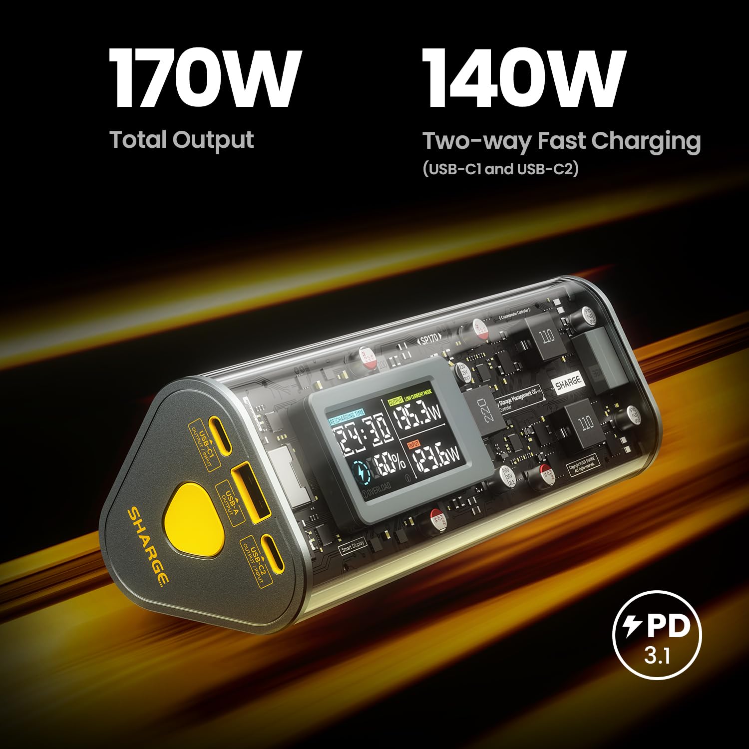 SHARGEEK 24,000mAh Power Bank  – Outdoor Power Pack recenzja i cena