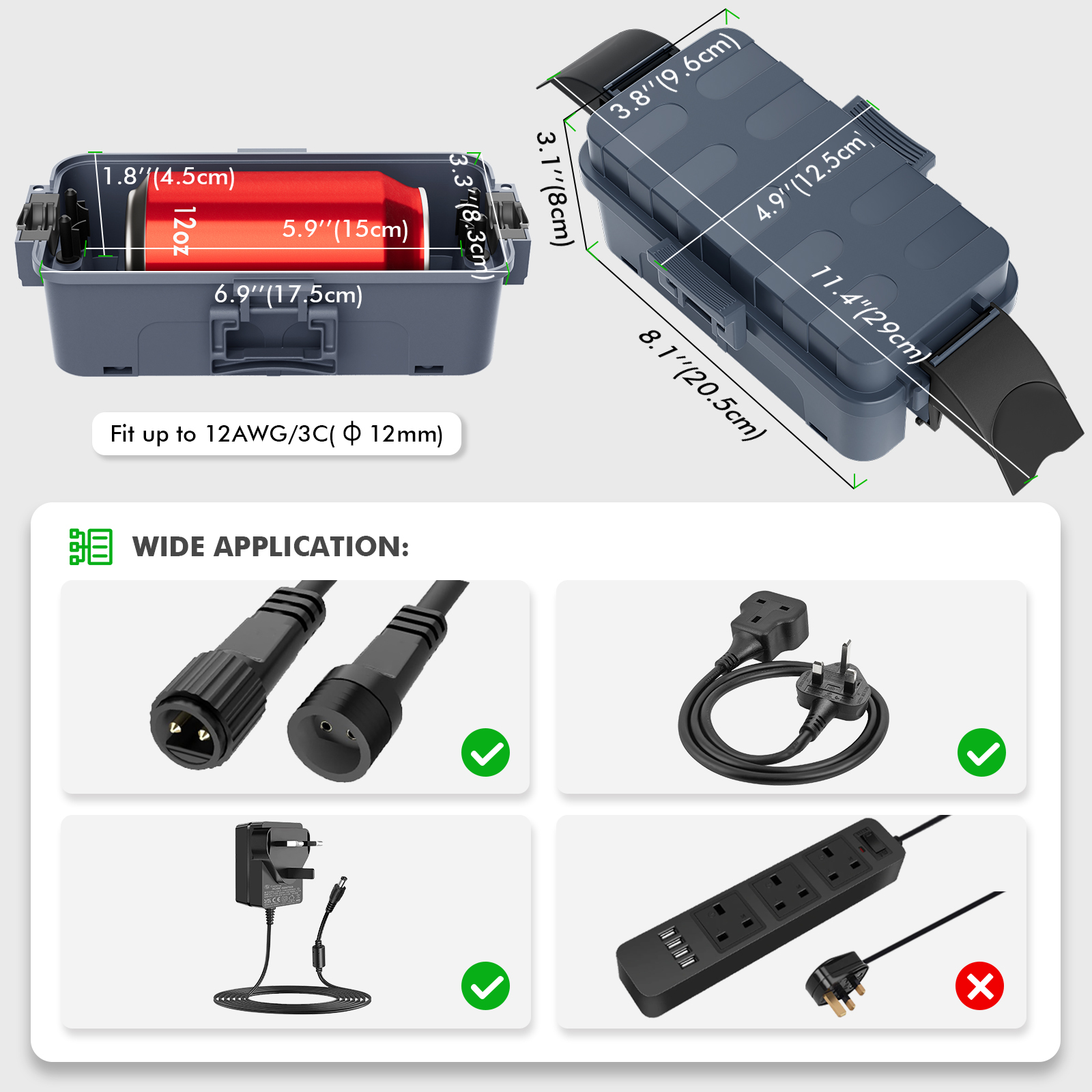 2PK Outdoor Electrical Box Set – Outdoor Power Plug In recenzja i cena