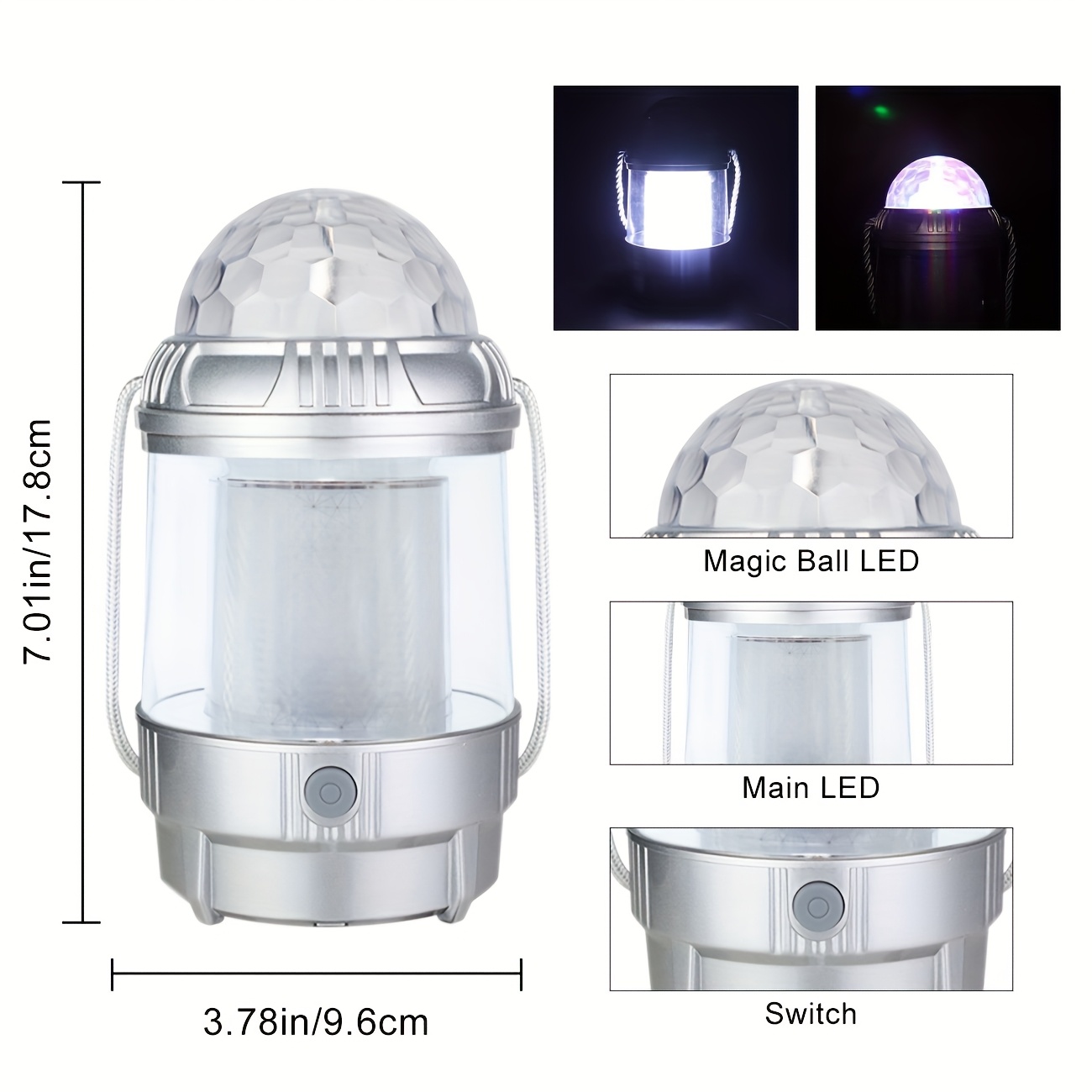 1-4PCS LEDCamping Lantern Rech – Outdoor Power Bank recenzja i cena