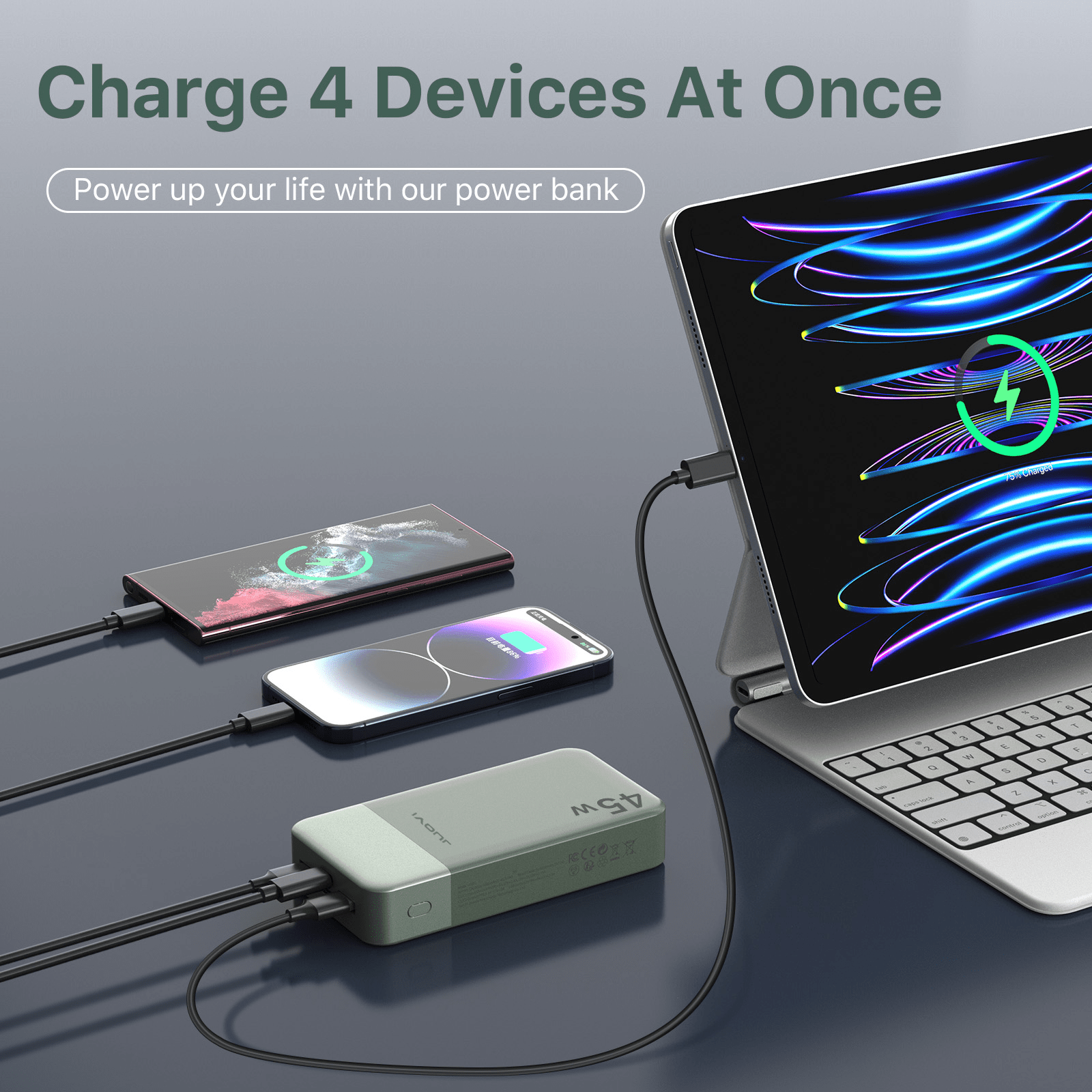 JUOVI Portable Charger, 20000m – Outdoor Power Pack recenzja i cena