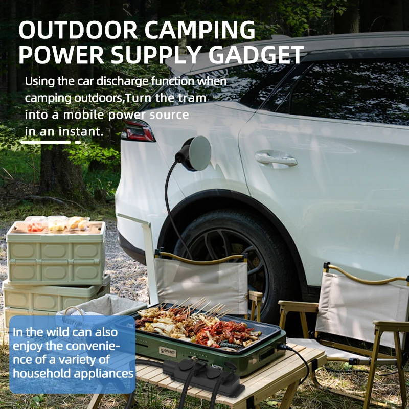 Portable 16A 4KW V2L Cable Ele – Outdoor Power Plug In recenzja i cena