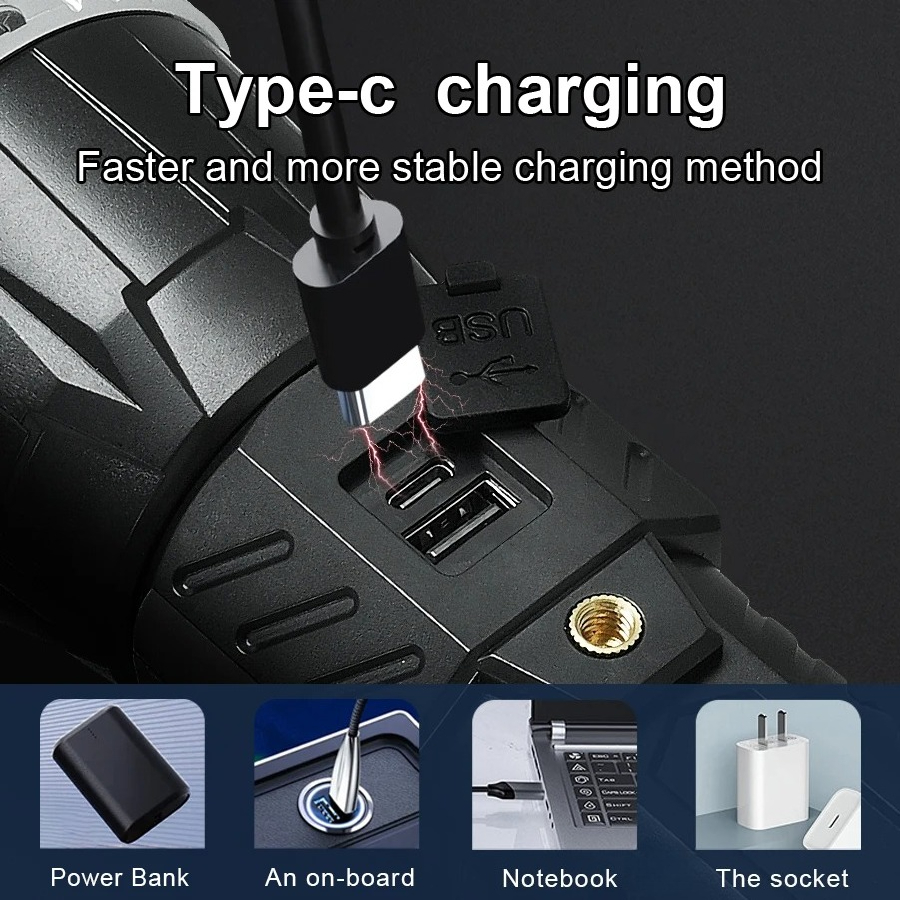 19000000LM Super Powerful Flas – Outdoor Power Bank recenzja i cena