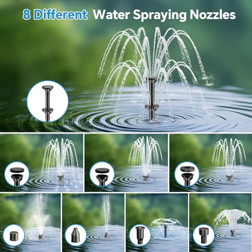 8W Solar Fountain Pump With 30 – Outdoor Power Bank recenzja i cena