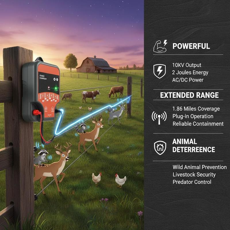 Livestock Energizer 10kV 2J Fo – Outdoor Power Plug In recenzja i cena